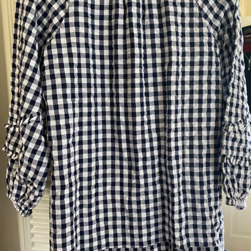 Gingham Ruffle Dress - Picture 3 of 3